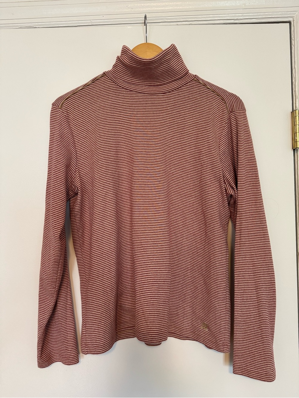 Vintage Y2K Tommy Hilfiger Striped Turtleneck - XL